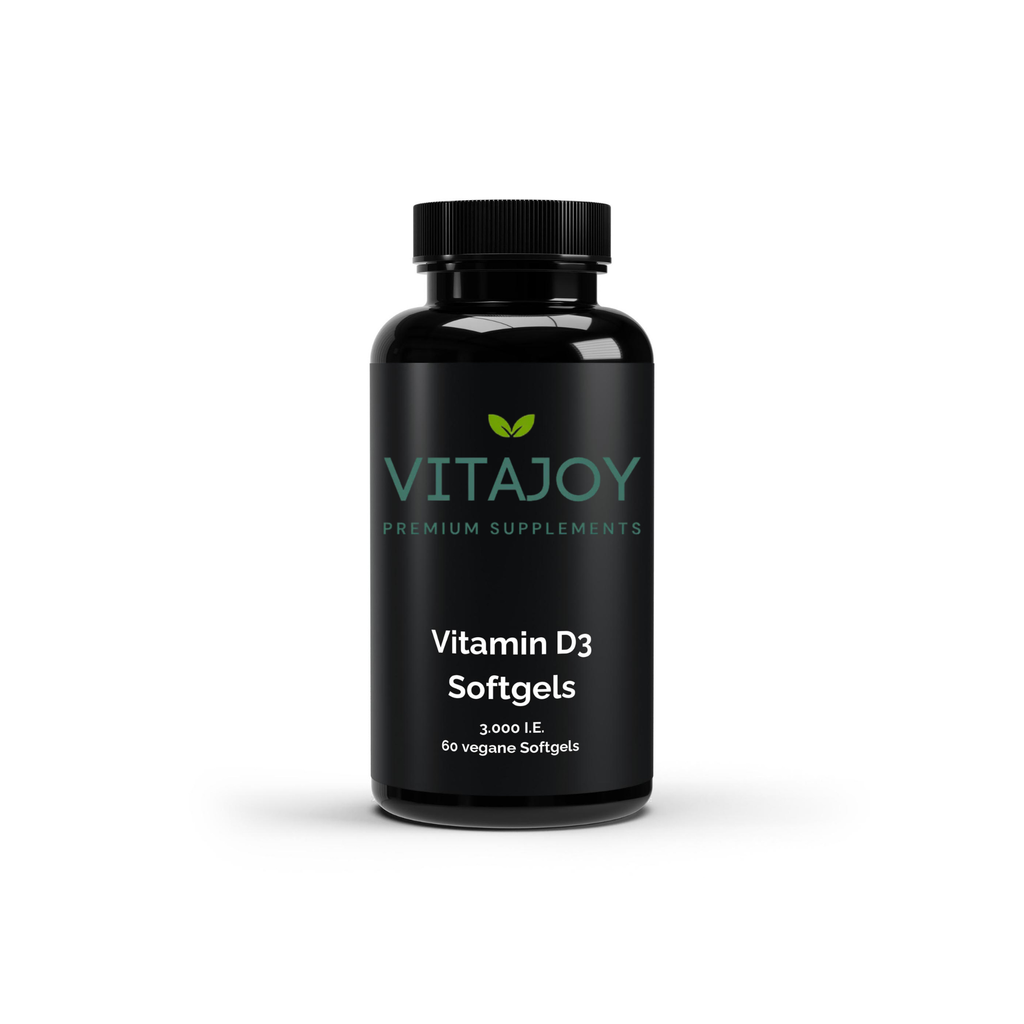 Vitajoy Vitamin D3 3000 IE 60 vegane Softgels
