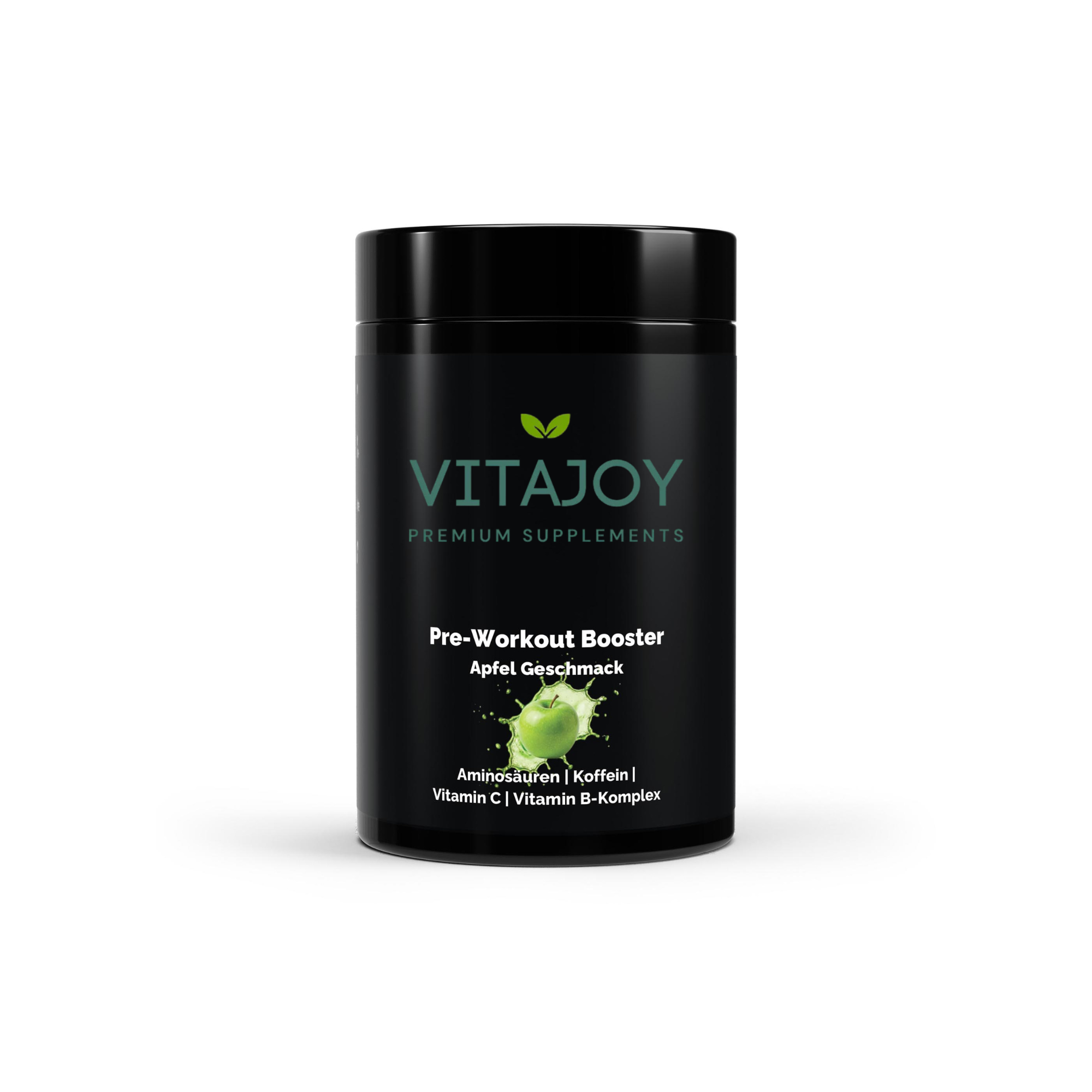 Vitajoy Pre-Workout Booster Apfel 520g Energie Training