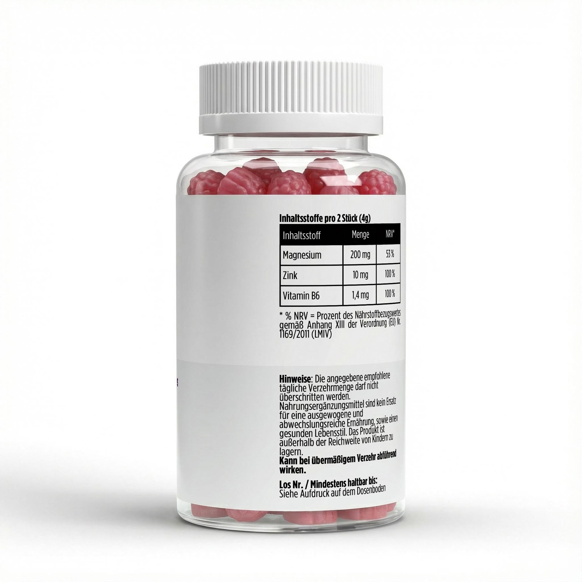 Magnesium + Zink + B6 Gummies - 60 Stk.