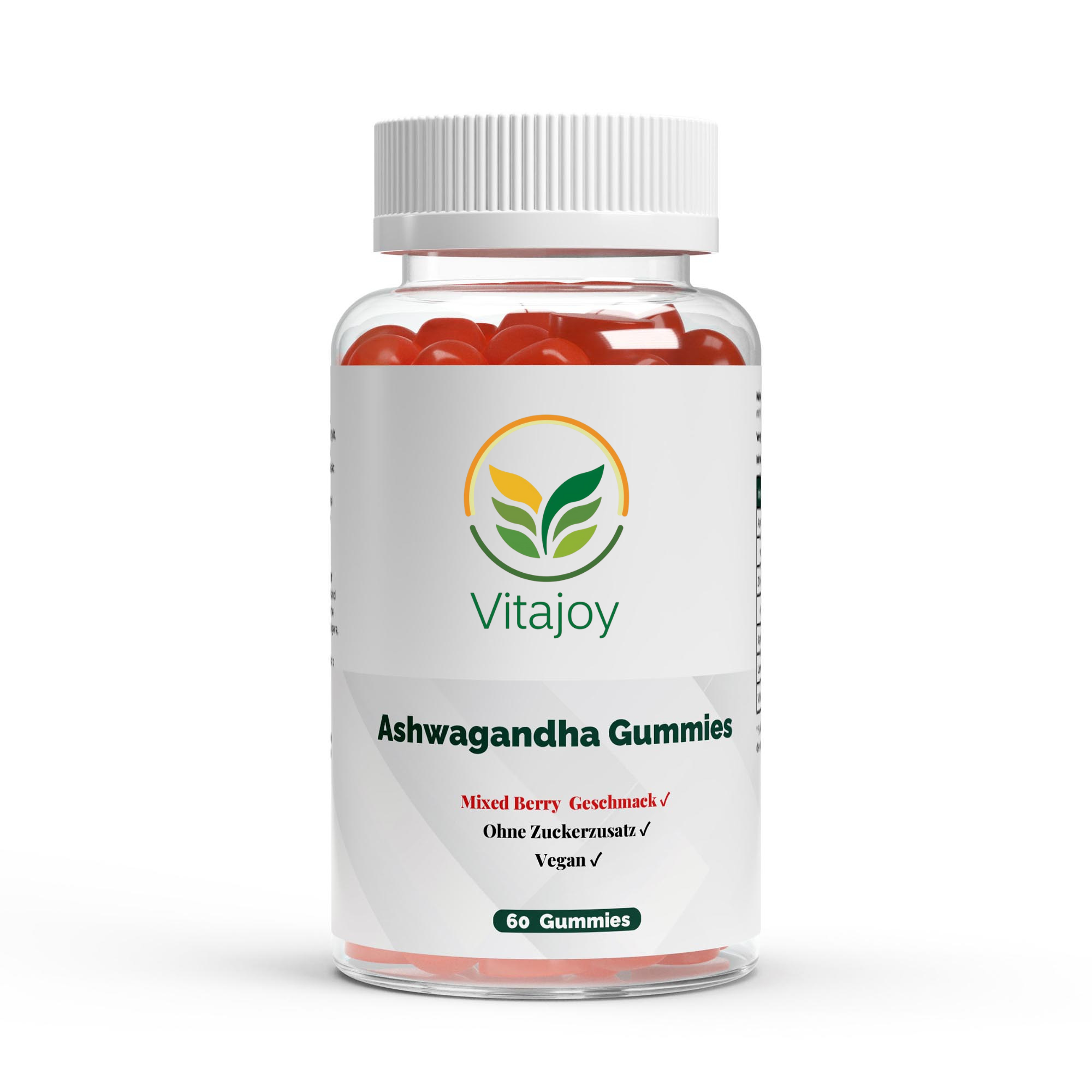 Premium Ashwagandha Gummies 300 + Vitamin B6,- 60 Stk