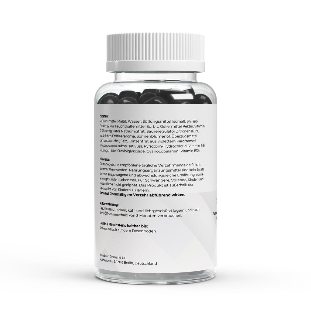 Shilajit Gummies + Vitamin C,B6, B12 - 60 Stk.